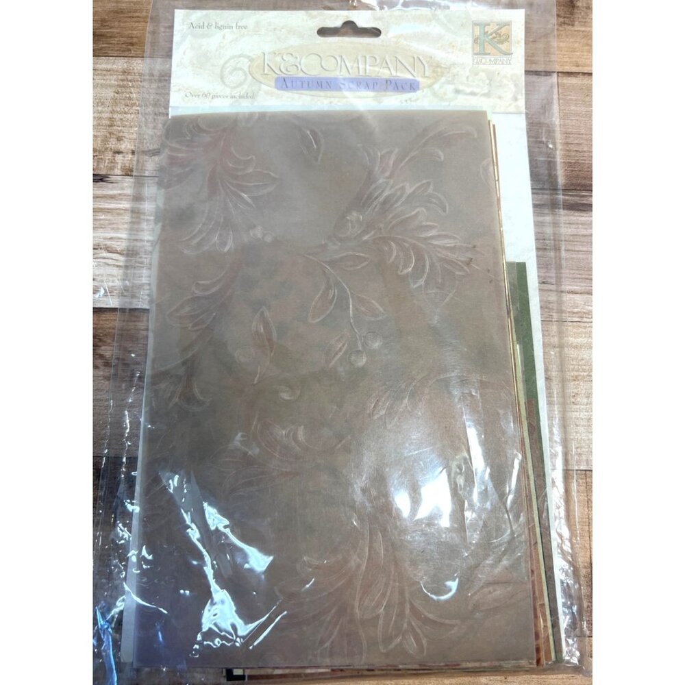 K&Company Autumn Scrap Pack 60 Pieces 870398